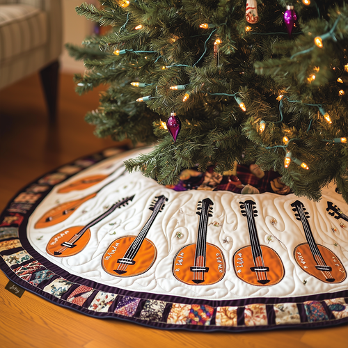 Classical Banjo Quilted Tree Skirt GFTOTL1326