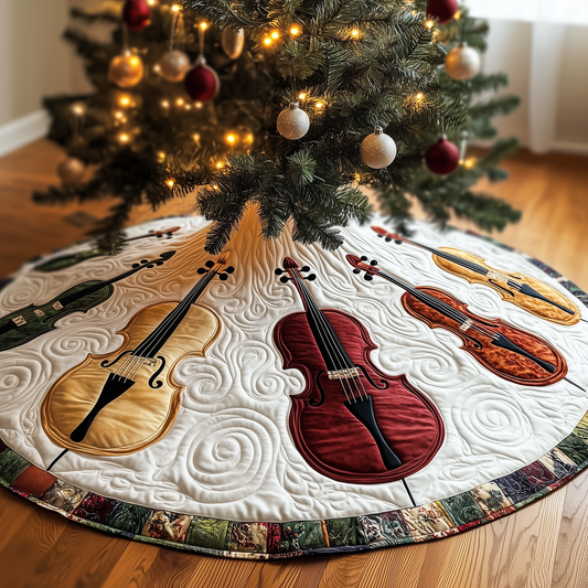 Festive Cello Quilted Tree Skirt GFTOTL1351