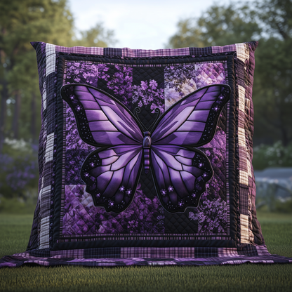 Purple Butterfly Quilted Blanket GFTOTL178