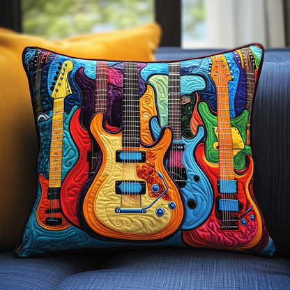 Swirl Guitar Quilted Pillow Case GFTOTL210