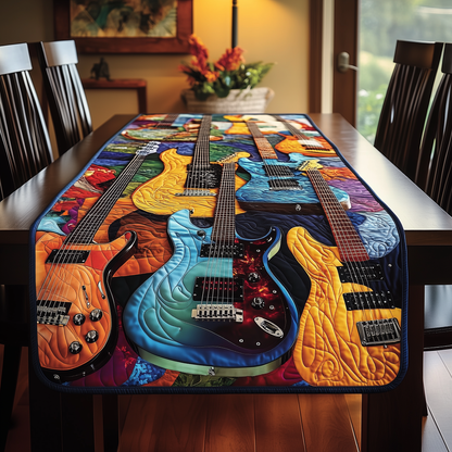 Swirl Guitar Quilted Table Runner GFTOTL221