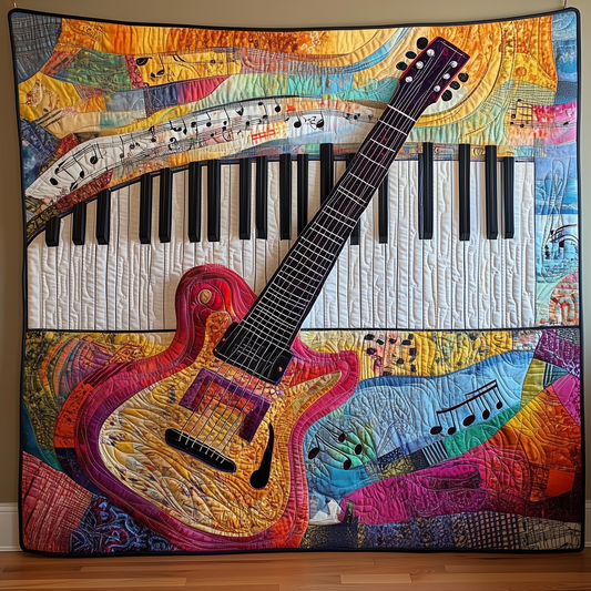 Guitar Heaven Quilted Blanket GFTOTL246