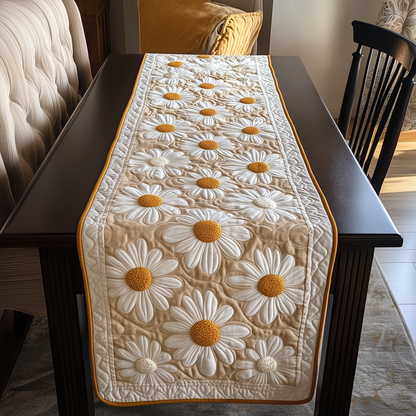 Elegant Daisy Quilted Table Runner GFTOTL281