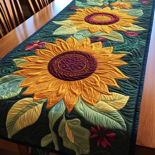 Sunflowers Quilted Table Runner GFTOTL312