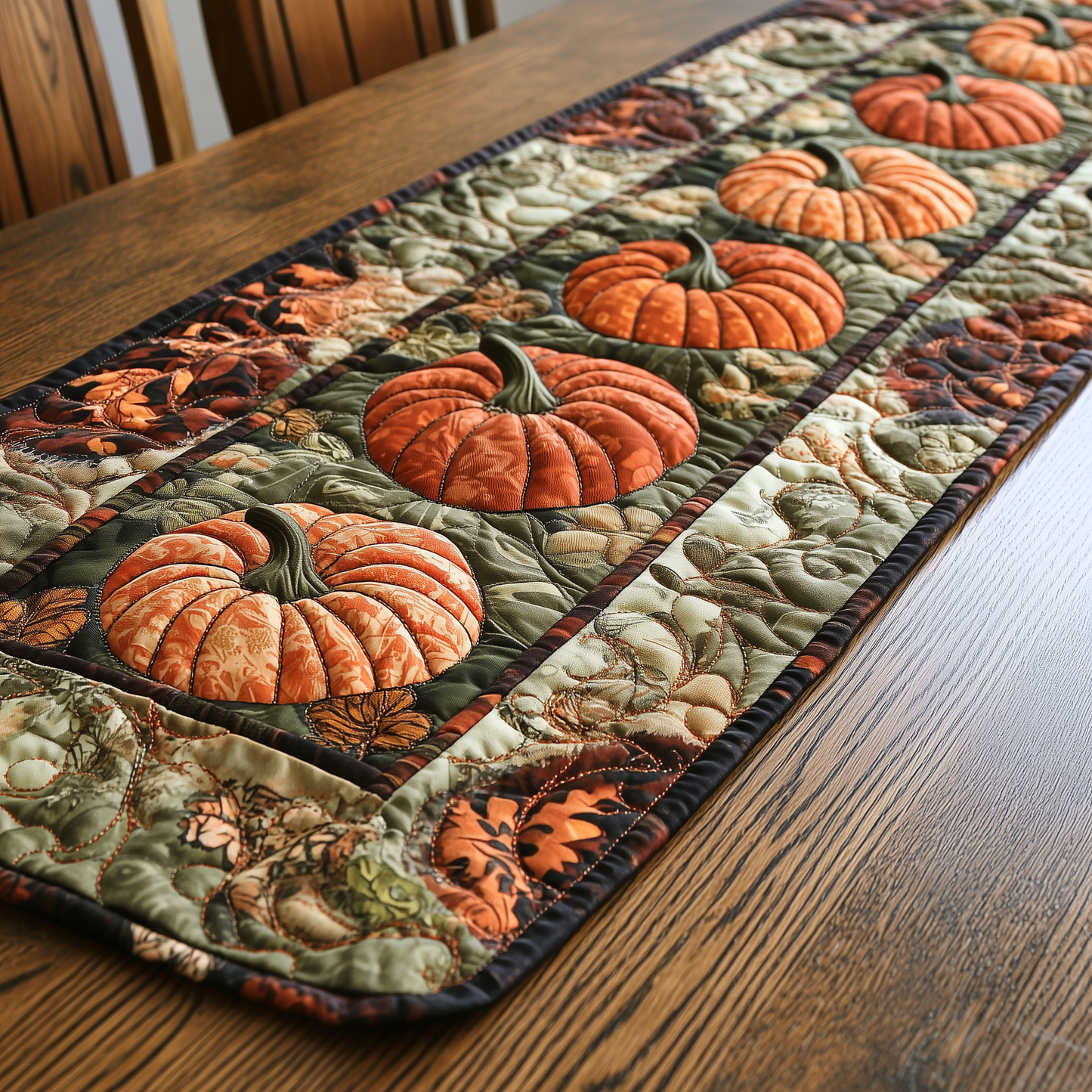 Pumpkins Quilted Table Runner GFTOTL320