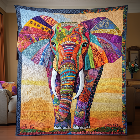 Elephant Spirit Quilted Blanket GFTOTL336