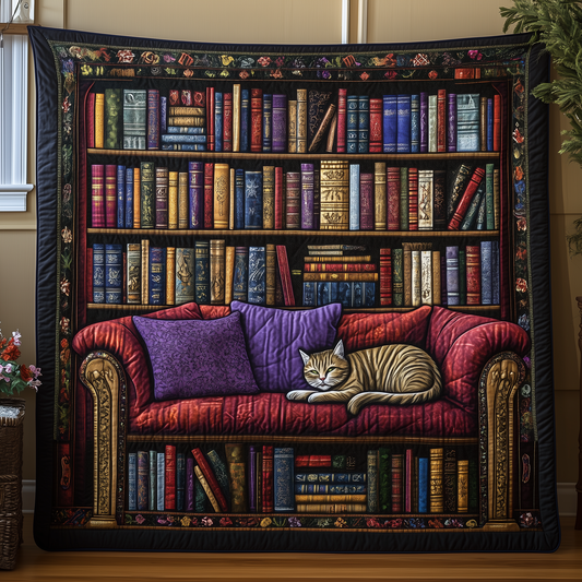 Bookcase Quilted Blanket GFTOTL375