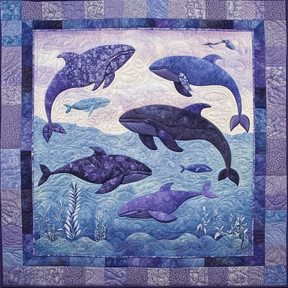 Dreamy Whales Quilted Blanket GFTOTL378