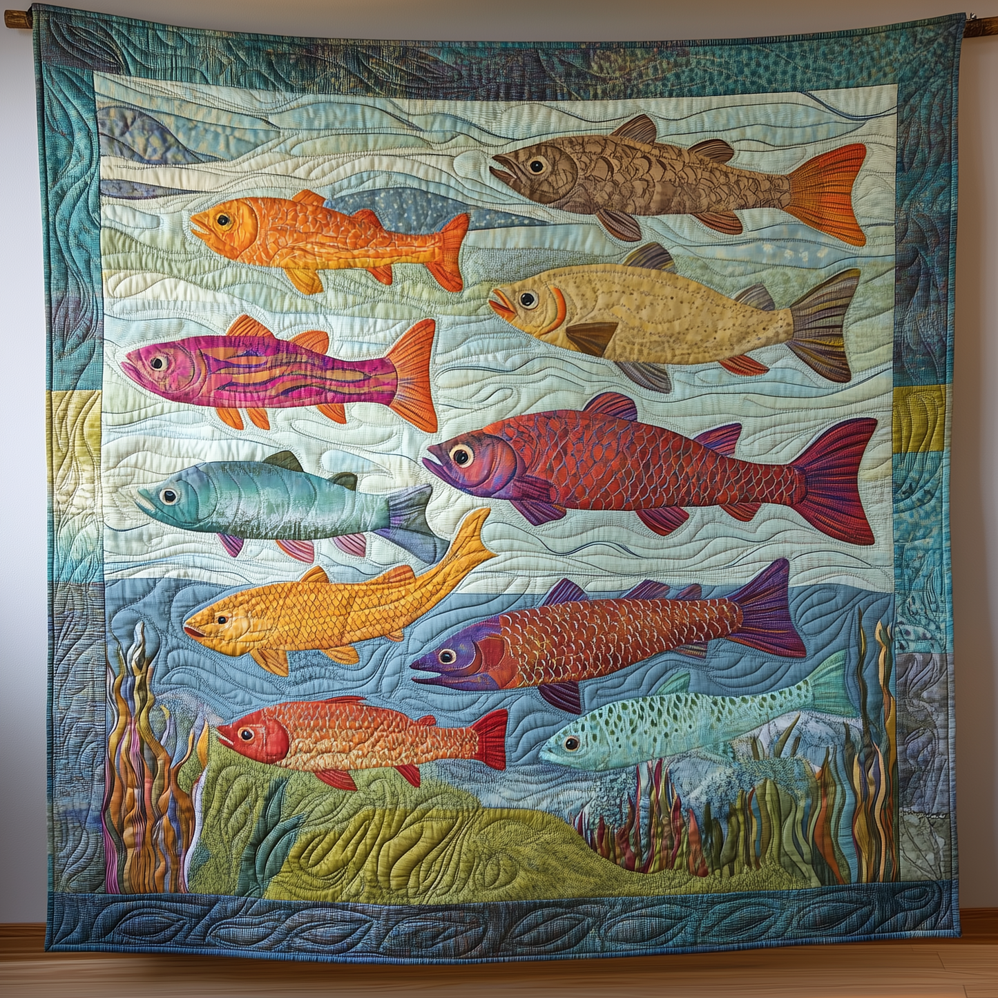 Fishing Quilted Blanket GFTOTL414