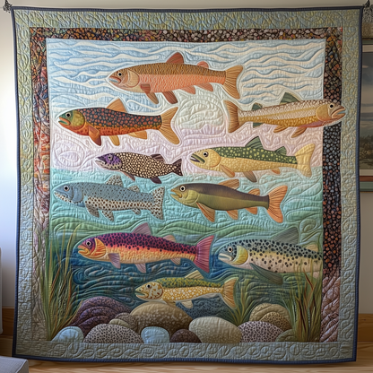 Fishing Quilted Blanket GFTOTL416