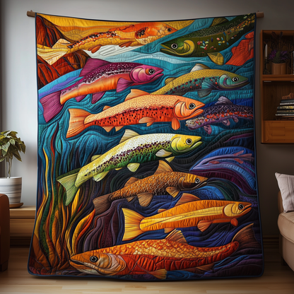 Fishing Quilted Blanket GFTOTL417