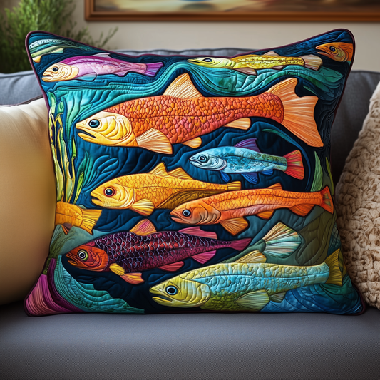 Fishing Quilted Pillow Case GFTOTL426