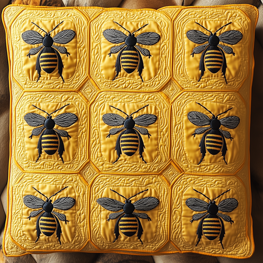 Honey Bee Quilted Pillow Case GFTOTL430