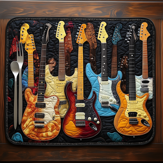 Guitars Quilted Place Mat GFTOTL527