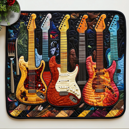 Vibrant Guitars Quilted Place Mat GFTOTL530