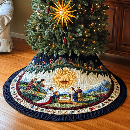 Nativity Scene Quilted Tree Skirt GFTOTL595