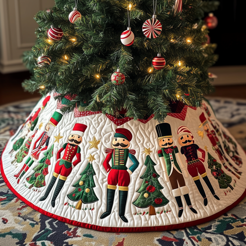 Nutcrackers Quilted Tree Skirt GFTOTL683