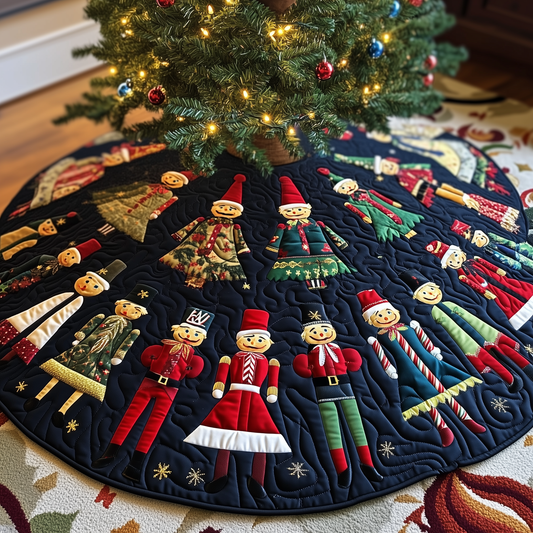 Nutcrackers Quilted Tree Skirt GFTOTL685