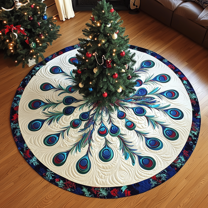 Peacock Quilted Tree Skirt GFTOTL694