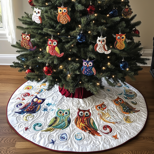 Owls Quilted Tree Skirt GFTOTL809