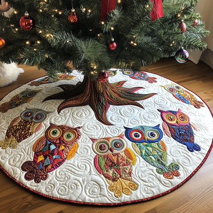 Owls Quilted Tree Skirt GFTOTL811