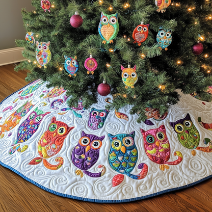 Owls Quilted Tree Skirt GFTOTL812