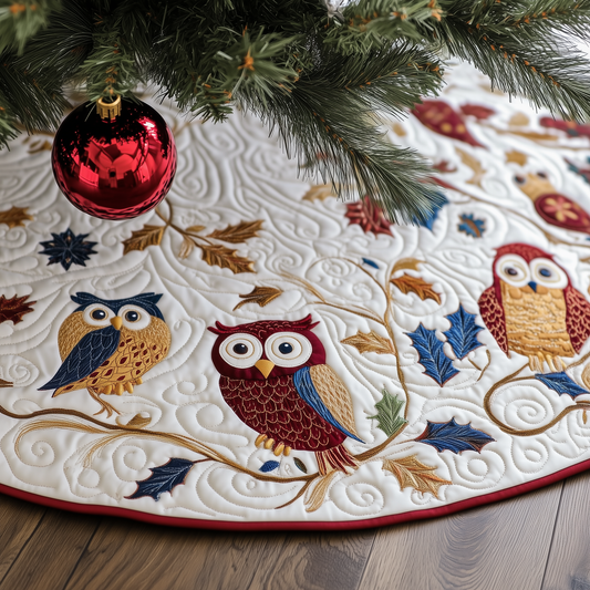 Owls Quilted Tree Skirt GFTOTL815