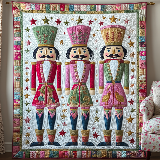 Christmas Nutcracker Quilted Blanket GFTOTL979