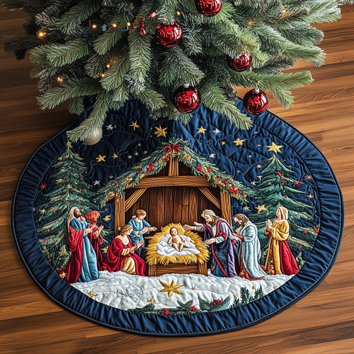 Faith&God Quilted Tree Skirt GFTOTP013