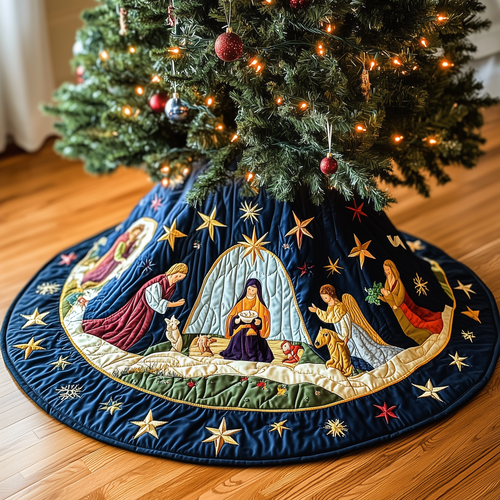 Faith&God Quilted Tree Skirt GFTOTP016