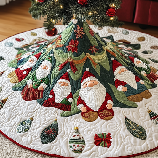 Gnome Quilted Tree Skirt GFTOTP019