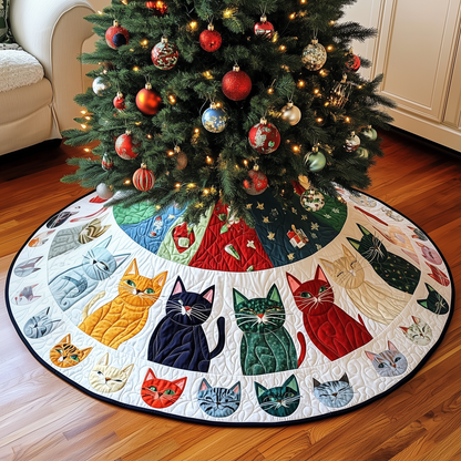 Cat Quilted Tree Skirt GFTOTP058