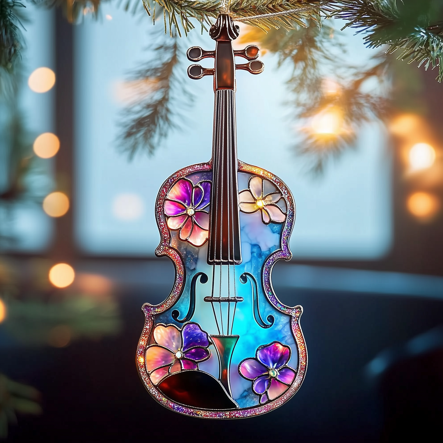 Elegant Violin Mica Ornament GFTOTP1134