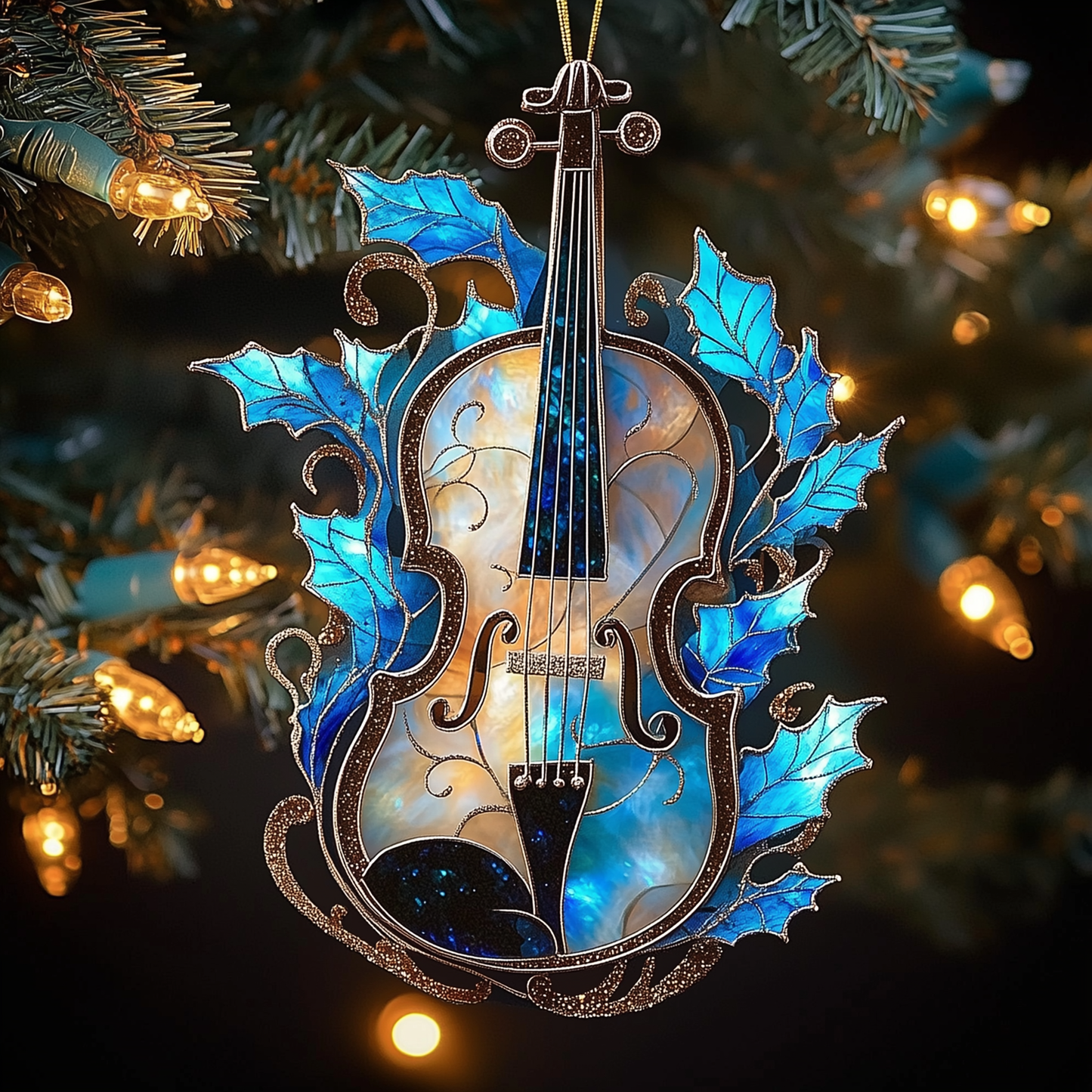 Elegant Violin Mica Ornament GFTOTP1137