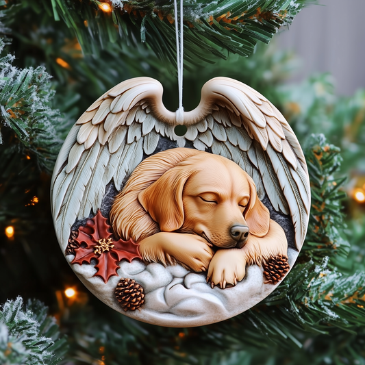 Golden Retriever Remembrance Mica Ornament GFTOTP1145