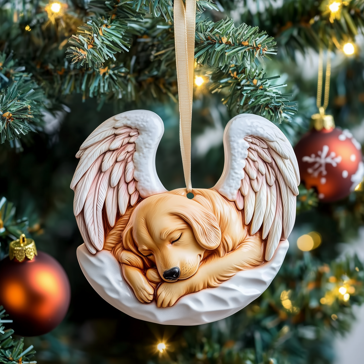 Golden Retriever Remembrance Mica Ornament GFTOTP1149