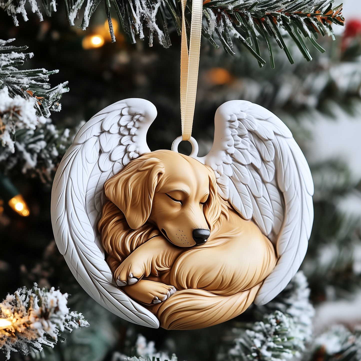 Golden Retriever Remembrance Mica Ornament GFTOTP1152