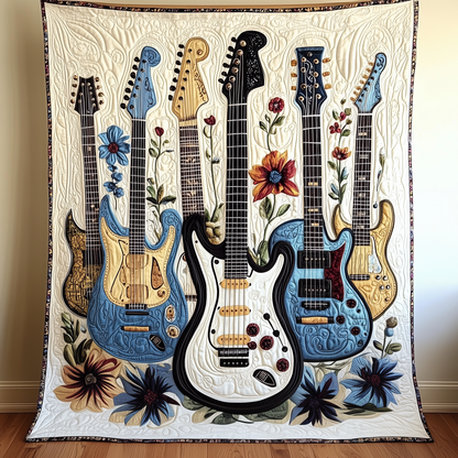 Guitar Quilted Blanket GFTOTP124