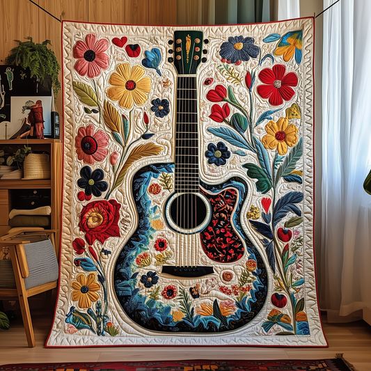 Guitar Quilted Blanket GFTOTP130