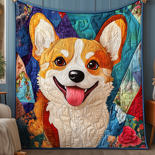 Corgi Quilted Blanket GFTOTP136