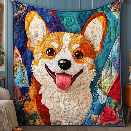 Corgi Quilted Blanket GFTOTP136