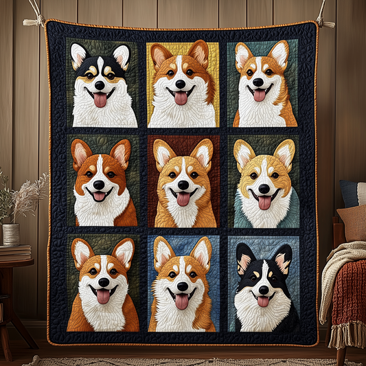 Corgi Quilted Blanket GFTOTP138