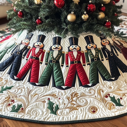 Christmas Nutcracker Quilted Tree Skirt GFTOTP149