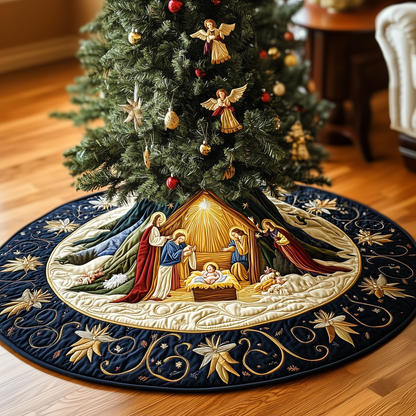 Nativity Scene Quilted Tree Skirt GFTOTP184