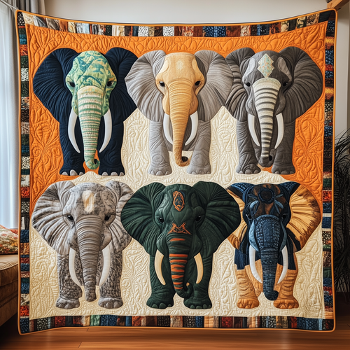 Elephant Quilted Blanket GFTOTP203