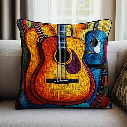 Guitar Quilted Pillow Case GFTOTP327