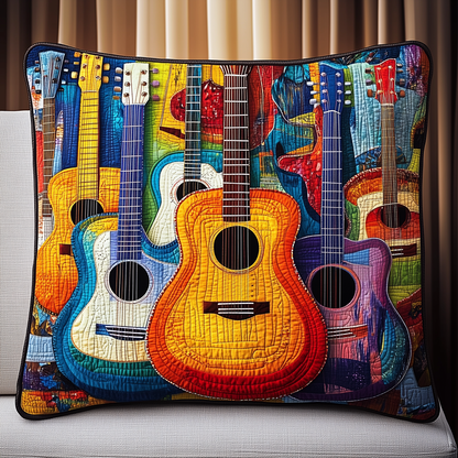 Guitar Quilted Pillow Case GFTOTP329