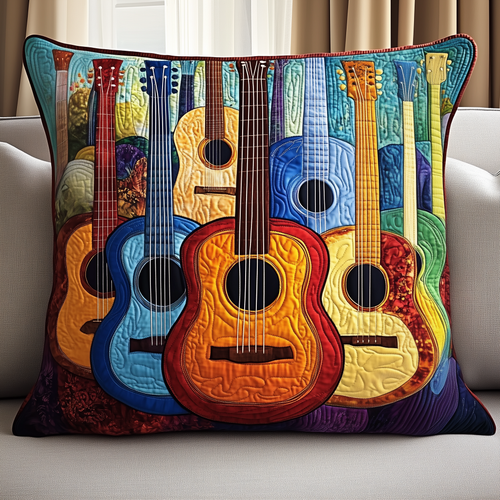 Guitar Quilted Pillow Case GFTOTP330