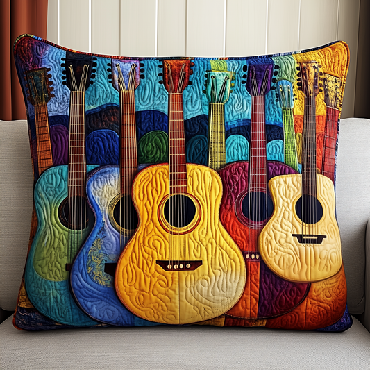 Guitar Quilted Pillow Case GFTOTP331