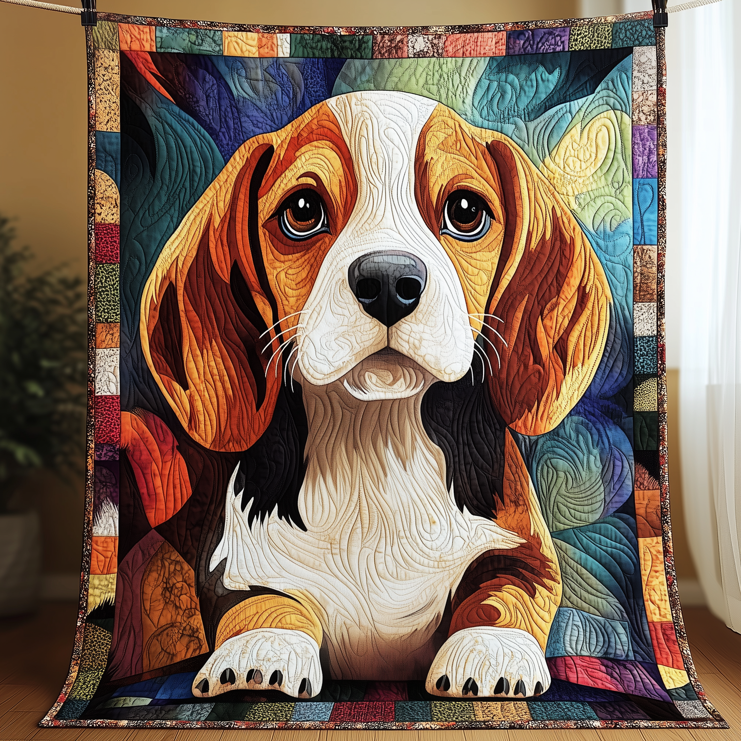 Beagle Quilted Blanket GFTOTP397